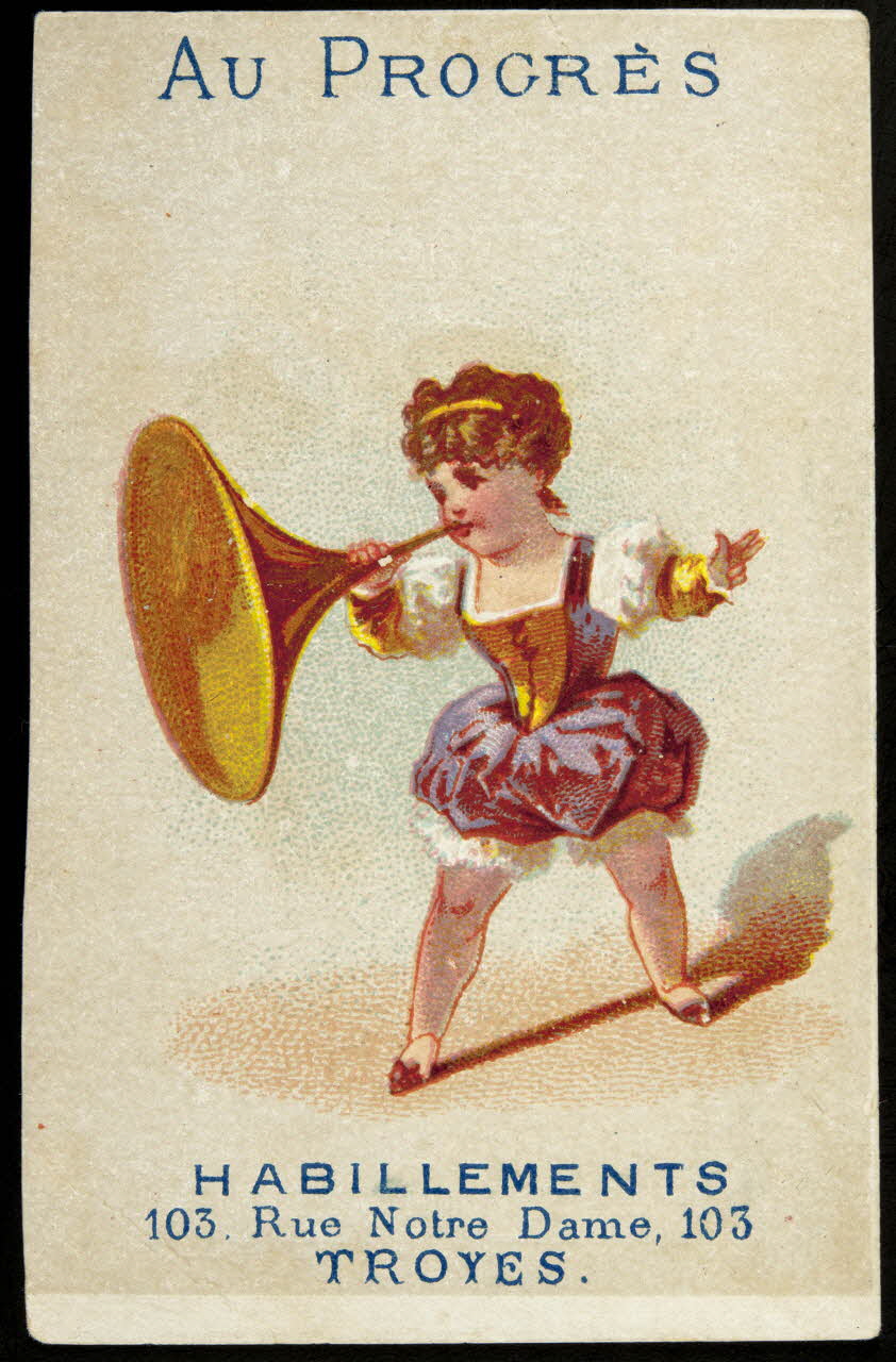 Mertens Léon ; Brunschwig et Bloch carte réclame chromo Paris 1920 1995.1.1144.1 Photo