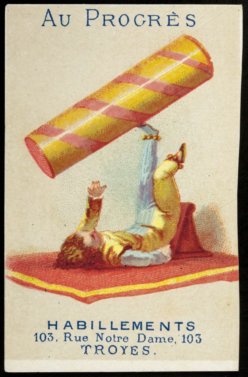 Mertens Léon ; Brunschwig et Bloch carte réclame chromo Paris 1920 1995.1.1144.2 Photo