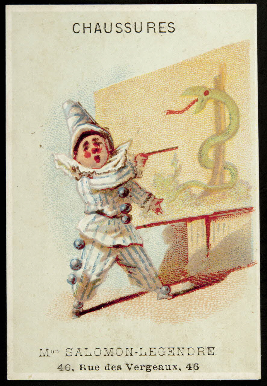 Mertens Léon carte réclame chromo Paris 1920 1995.1.1144.5 Photo