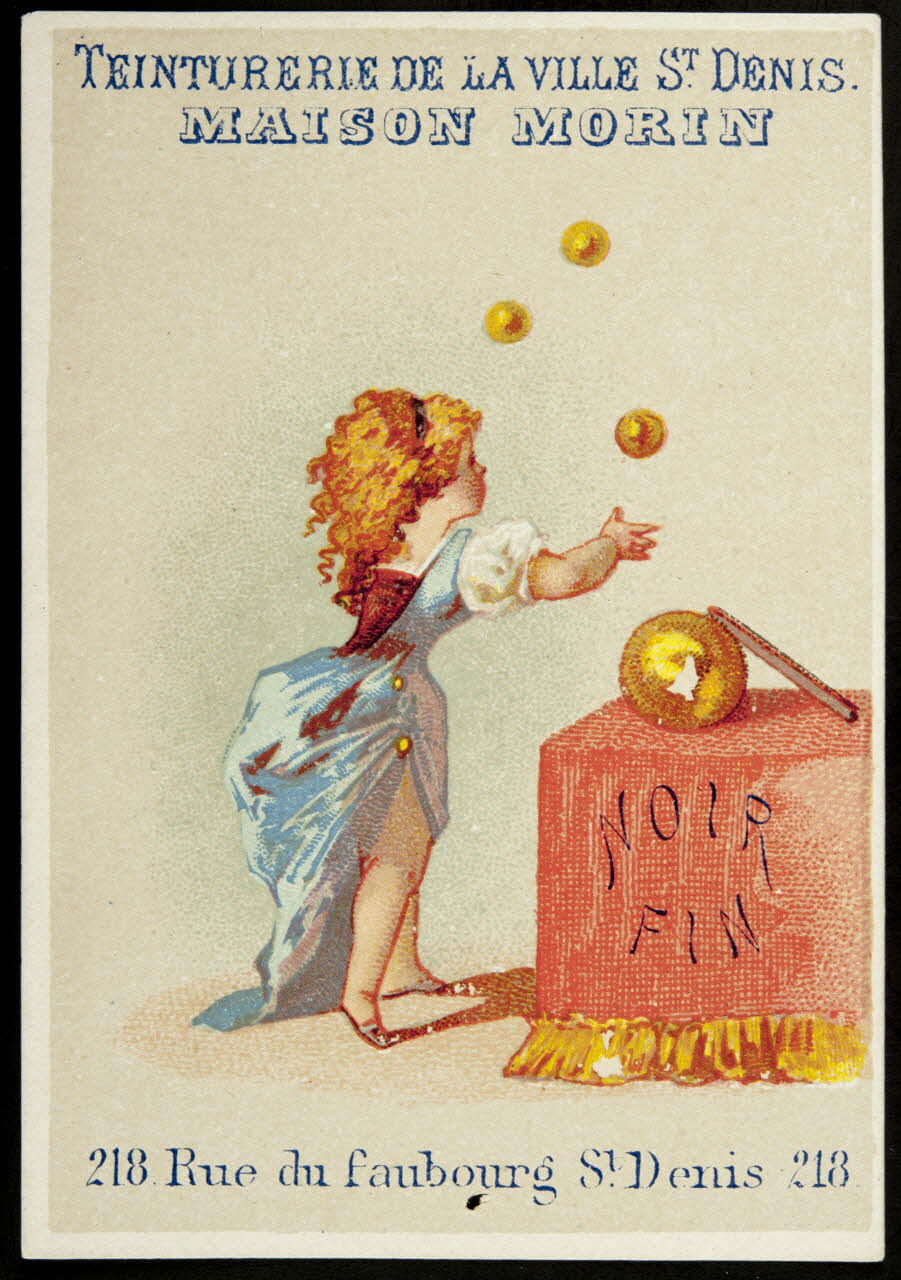 Mertens Léon ; Bonjour C. carte réclame chromo Bruxelles 1920 1995.1.1144.7 Photo