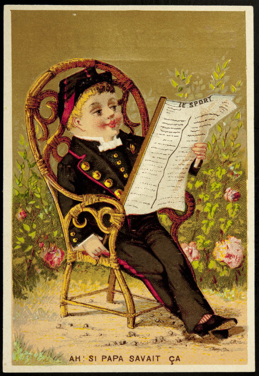 Mertens Léon carte réclame chromo Paris 1920 1995.1.1146.1 Photo