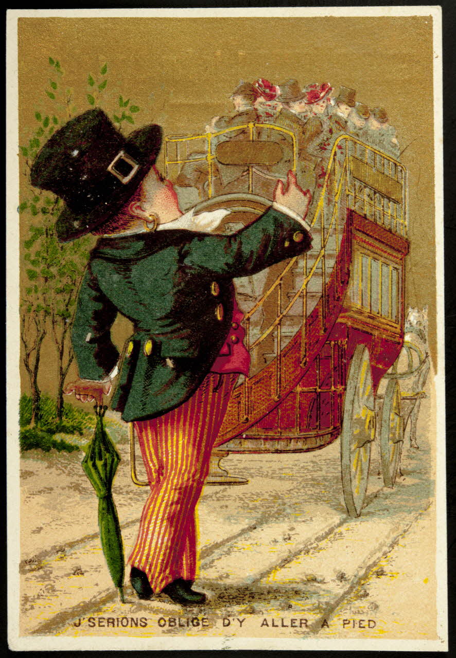 Mertens Léon carte réclame chromo Paris 1920 1995.1.1146.4 Photo