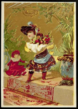 Mertens Léon carte réclame chromo Paris 1920 1995.1.1147.2 Photo