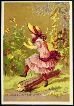Mertens Léon carte réclame chromo Paris 1920 1995.1.1147.3  Photo