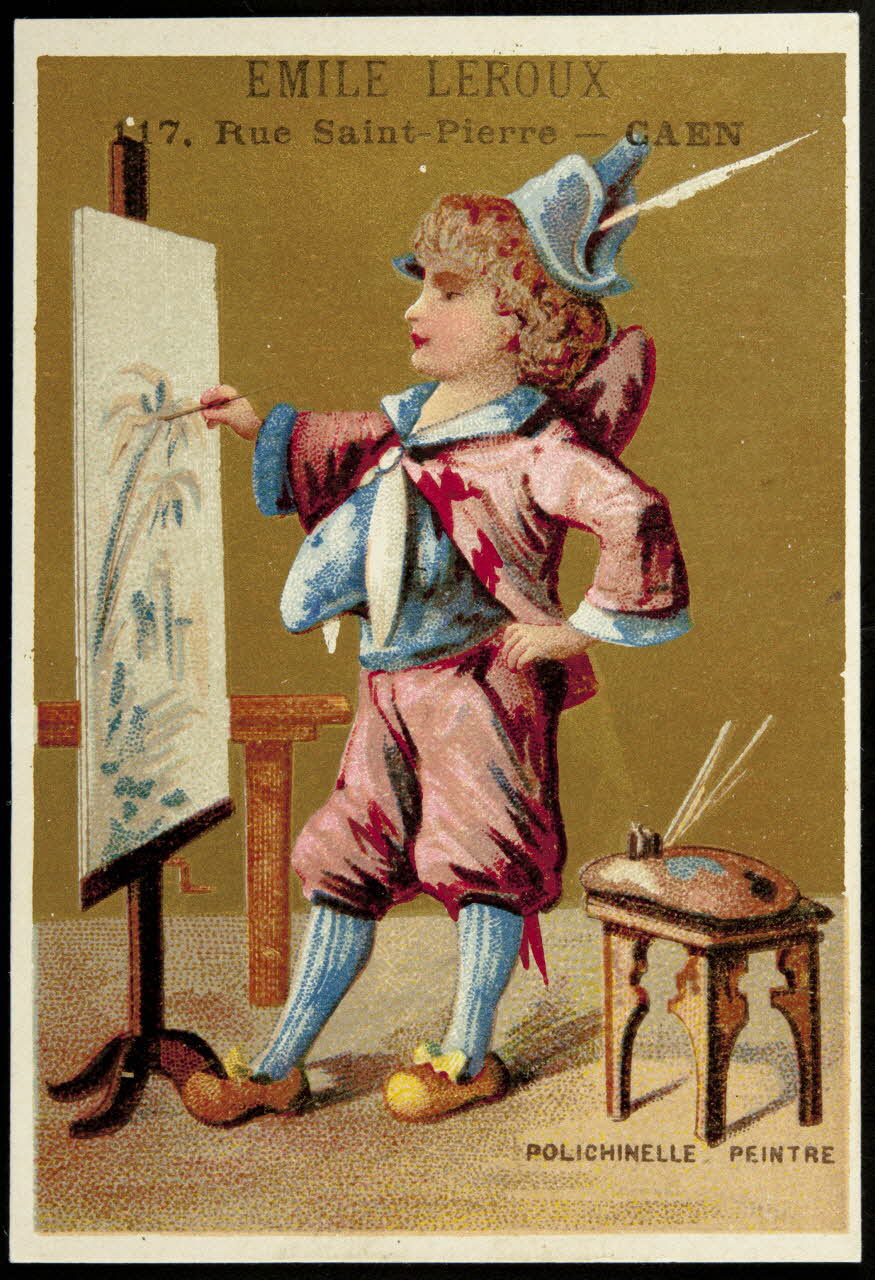 Mertens Léon carte réclame chromo Paris 1920 1995.1.1148.3 Photo