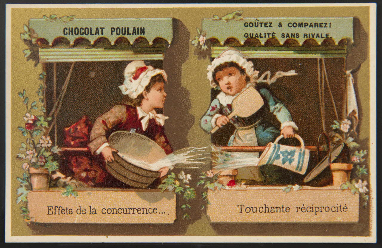 Baster & Vieillemard carte réclame chromo Paris 1878-1914 1995.1.119.2 Photo