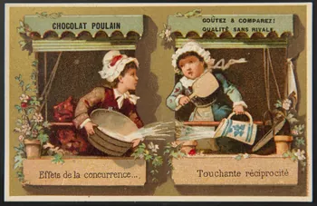 Baster & Vieillemard carte réclame chromo Paris 1878-1914 1995.1.119.2 Photo