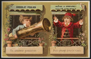Baster & Vieillemard carte réclame chromo Paris 1878-1914 1995.1.119.5 Photo