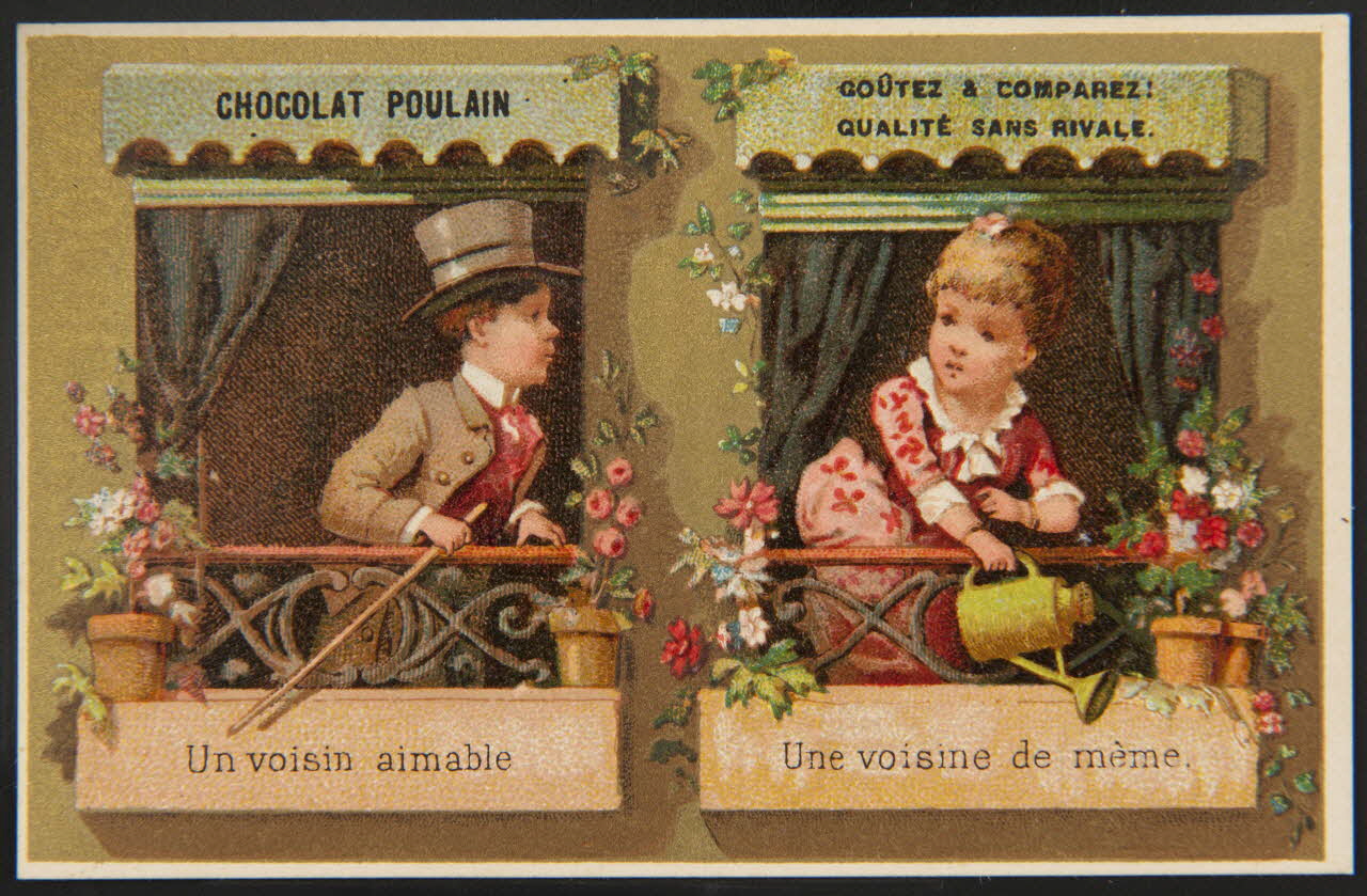 Baster & Vieillemard carte réclame chromo Paris 1878-1914 1995.1.119.6 Photo