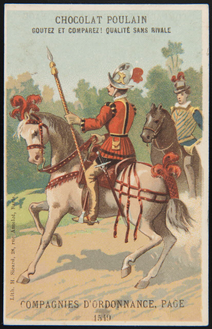 carte réclame chromo Paris 1884-1890 1995.1.1190.21 Photo