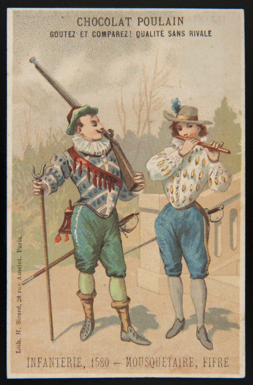 carte réclame chromo Paris 1884-1890 1995.1.1190.50 Photo