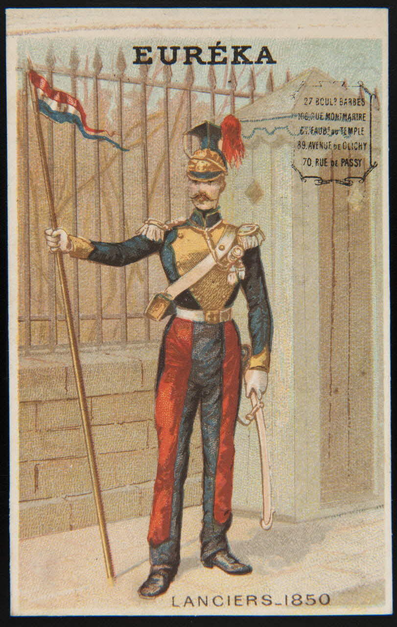 carte réclame chromo Paris 1884-1890 1995.1.1190.51 Photo