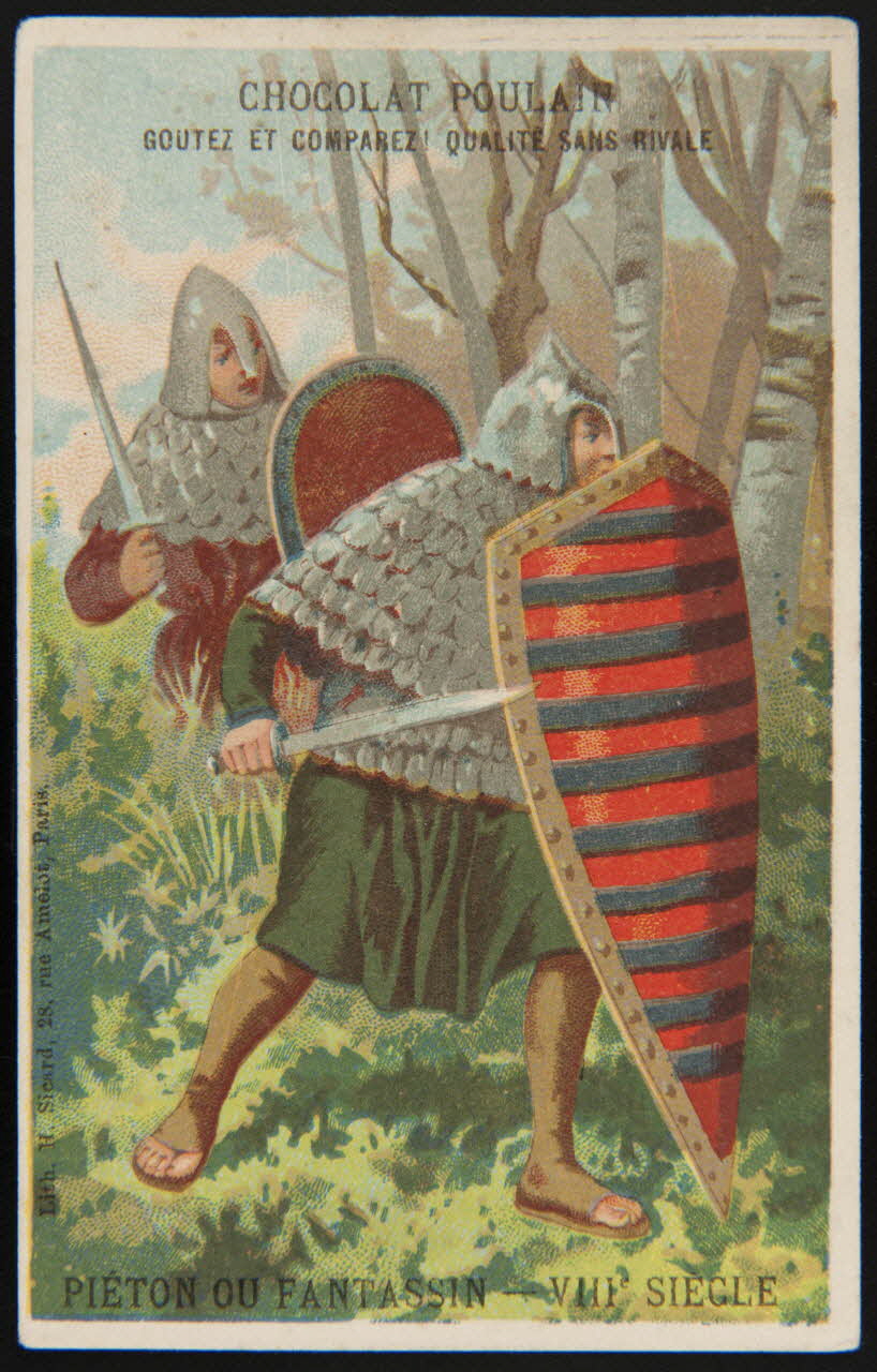 carte réclame chromo Paris 1884-1890 1995.1.1190.61 Photo