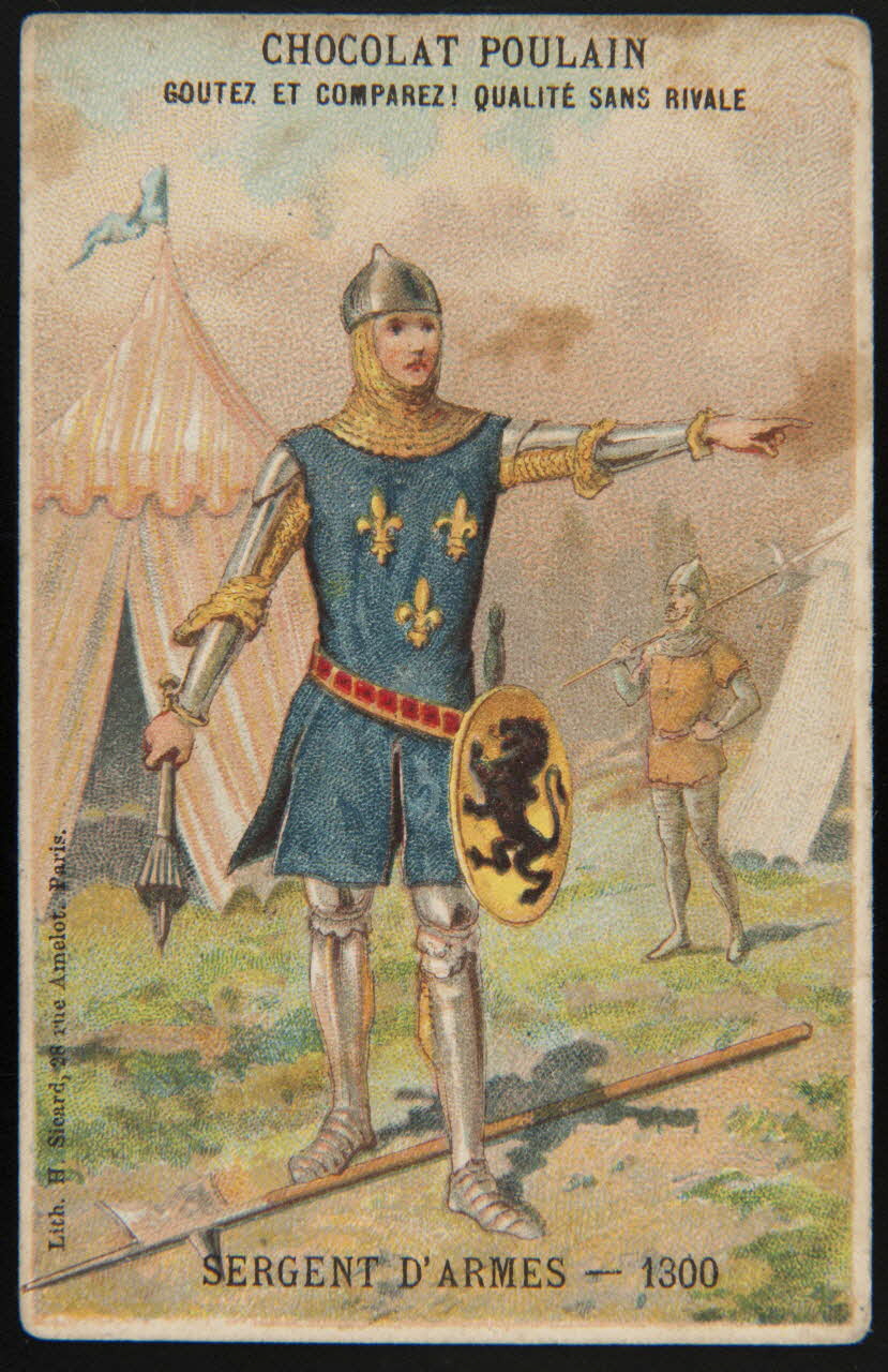 carte réclame chromo Paris 1884-1890 1995.1.1190.68 Photo