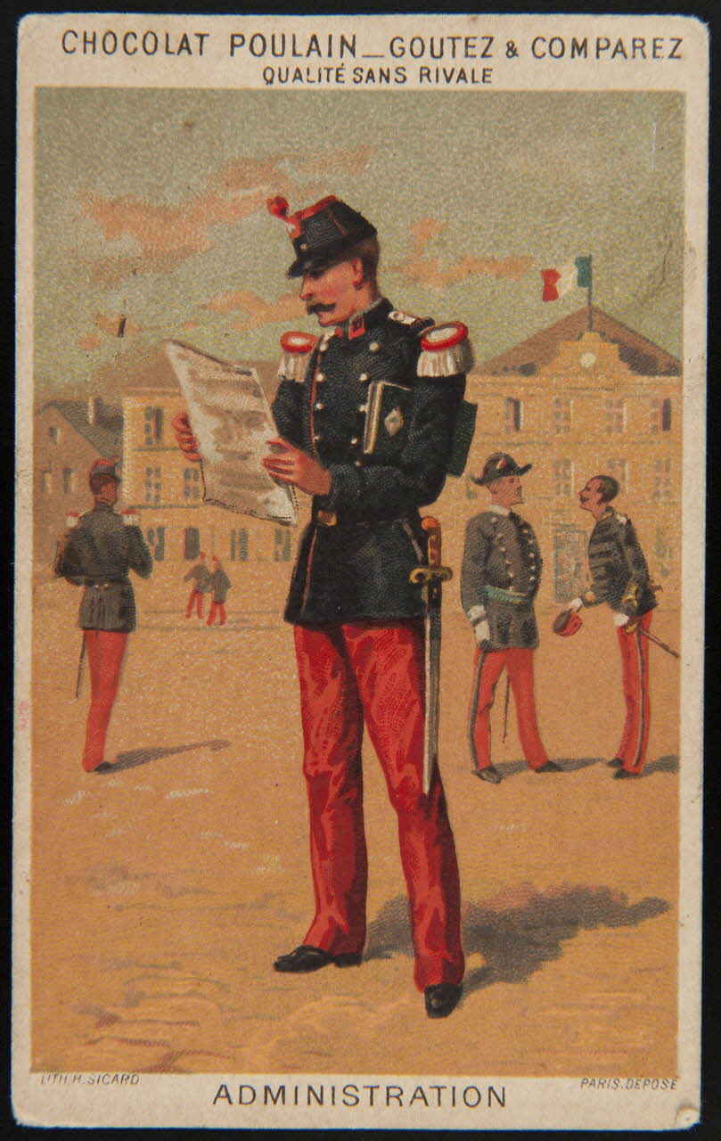 carte réclame chromo Paris 1884-1890 1995.1.1191.1 Photo