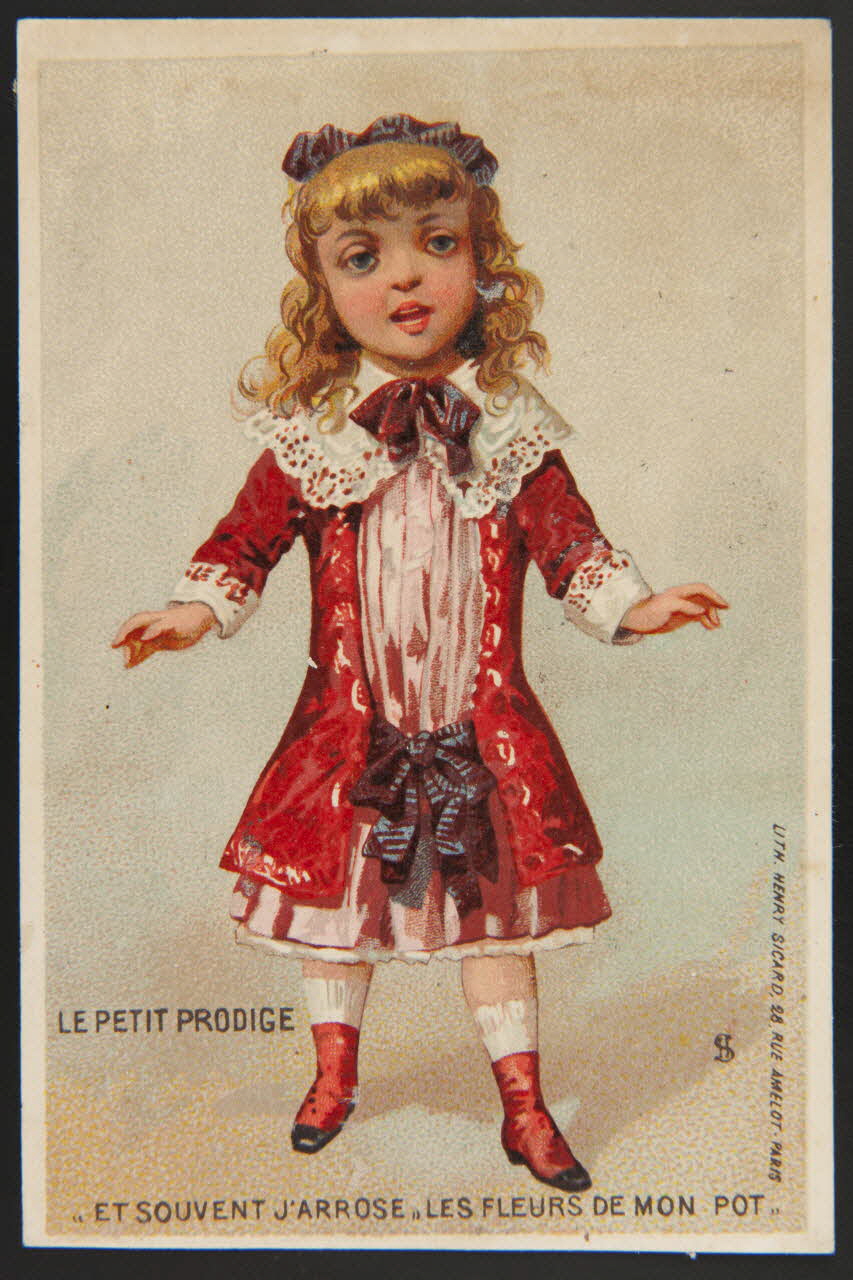 carte réclame chromo Paris 1884-1890 1995.1.1196.9 Photo