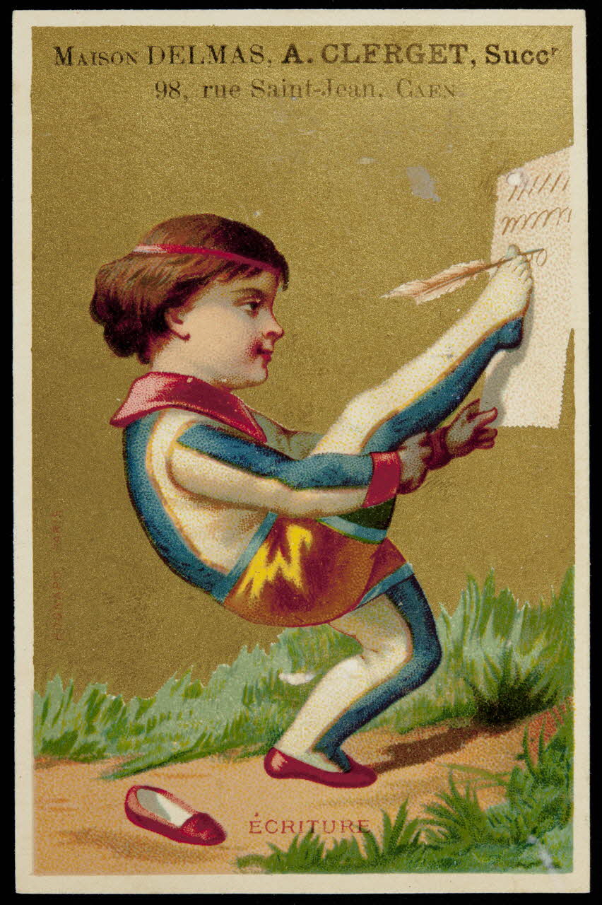 Bognard carte réclame chromo Paris 1876-1890 1995.1.12.2 Photo