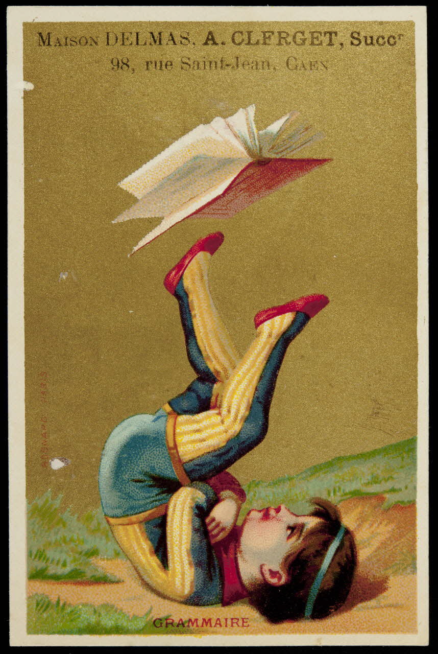 Bognard carte réclame chromo Paris 1876-1890 1995.1.12.4 Photo