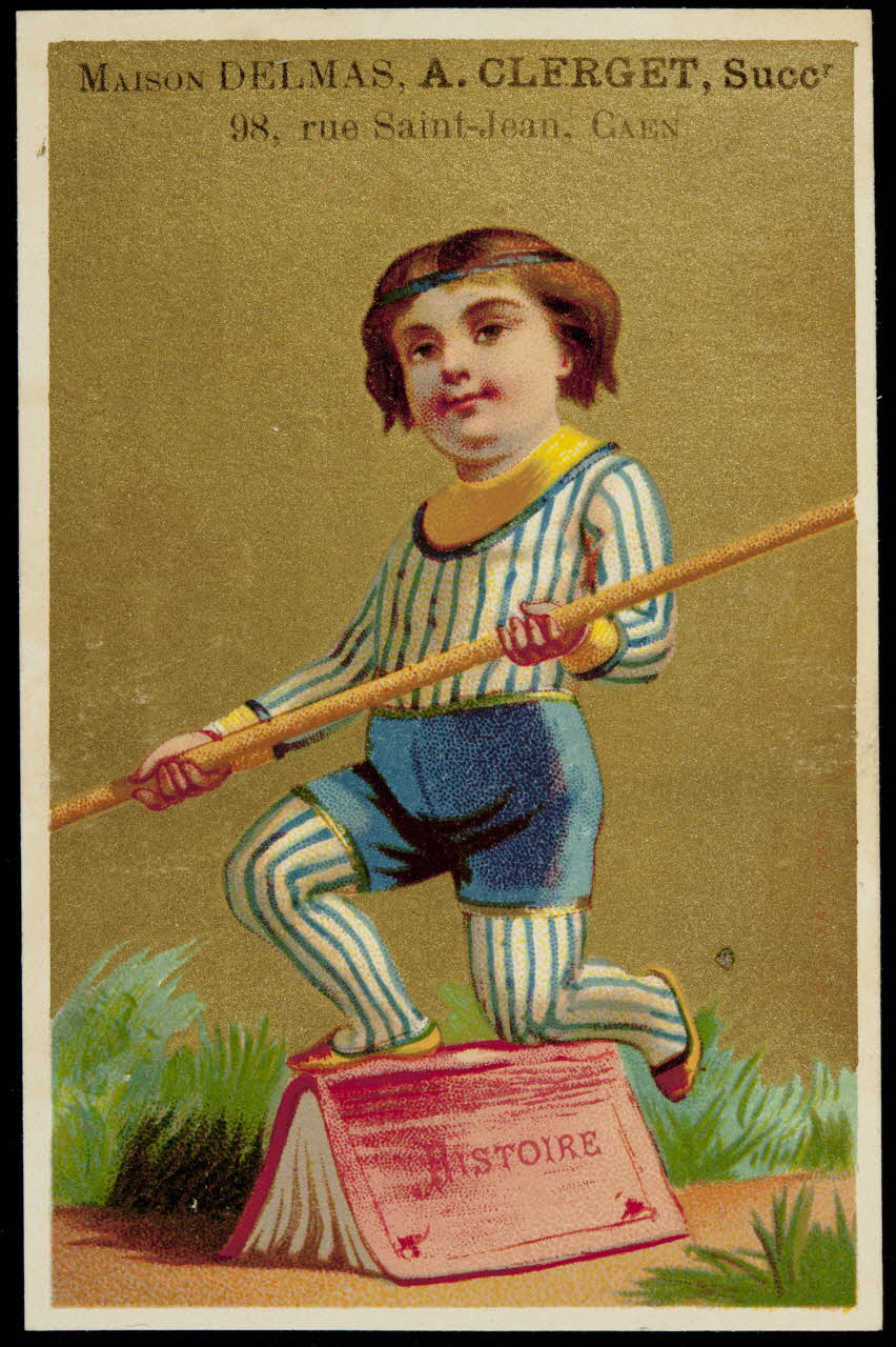 Bognard carte réclame chromo Paris 1876-1890 1995.1.12.5 Photo