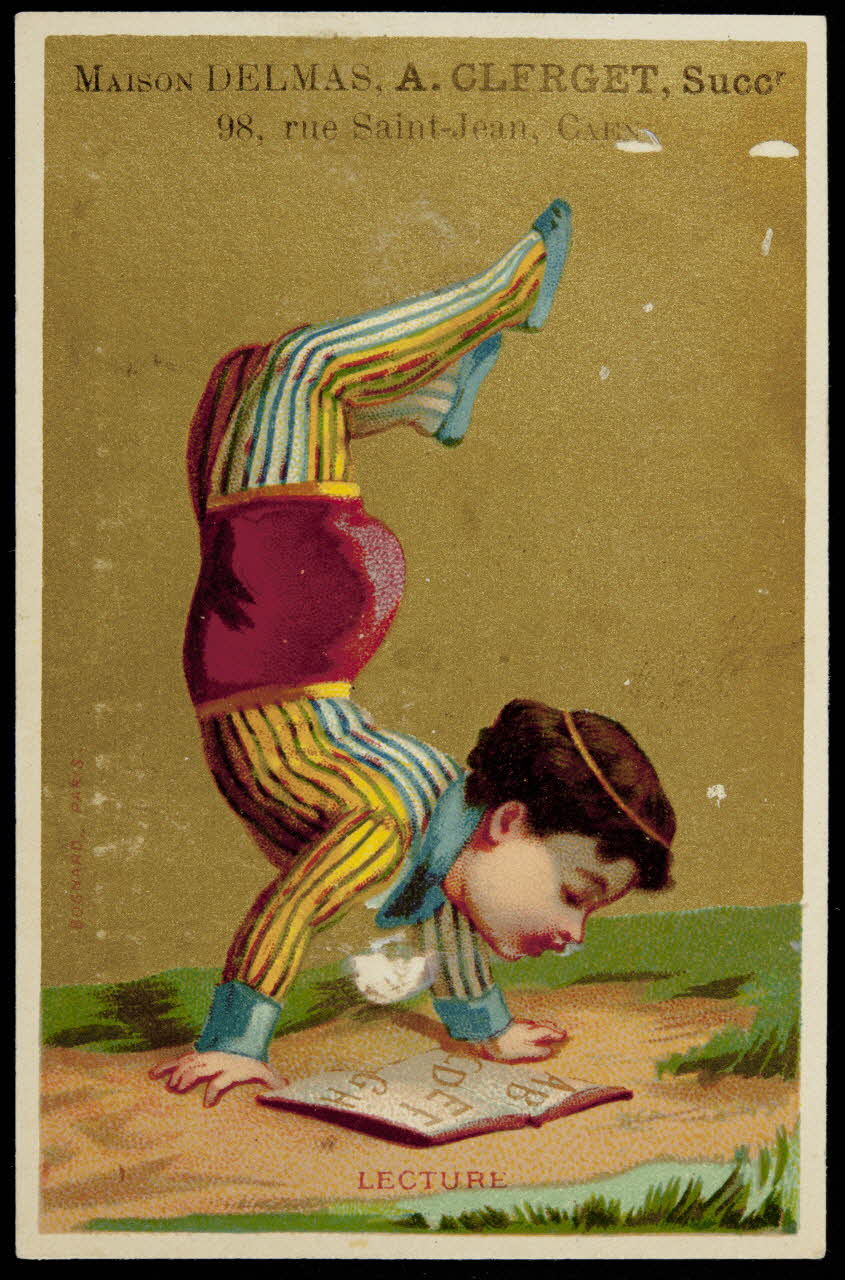 Bognard carte réclame chromo Paris 1876-1890 1995.1.12.6 Photo