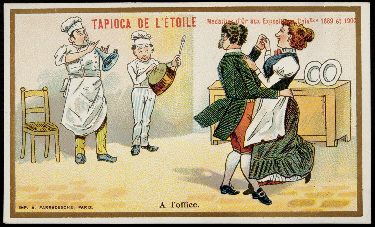 carte réclame chromo Paris 1900 1995.1.1200.1 Photo