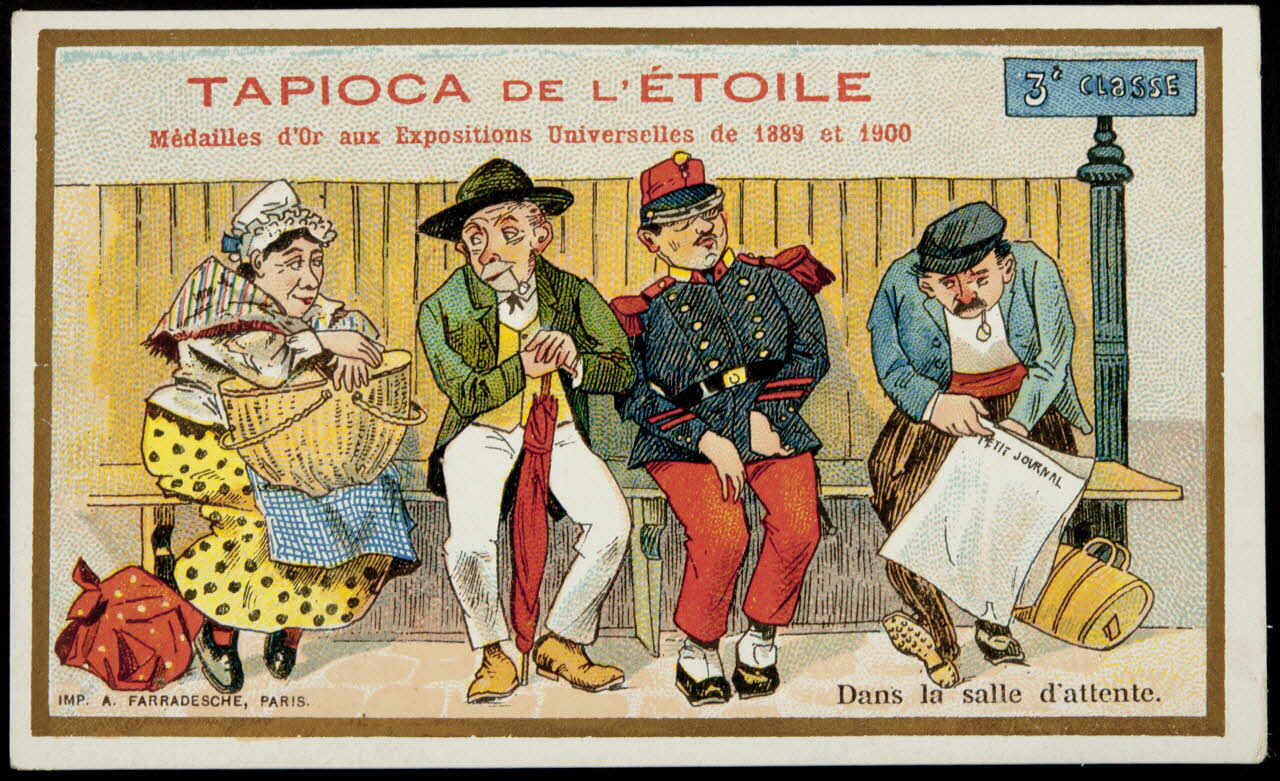 carte réclame chromo Paris 1900 1995.1.1200.15 Photo