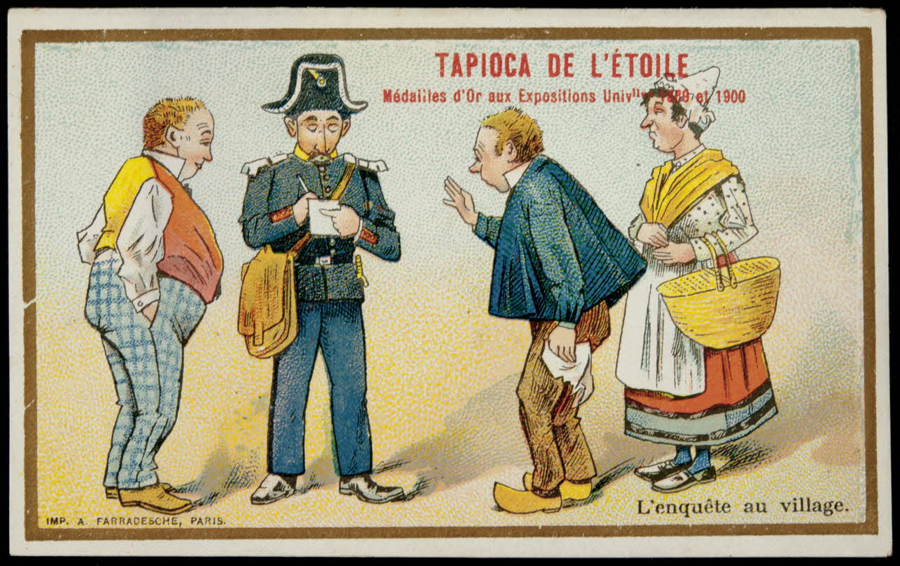 carte réclame chromo Paris 1900 1995.1.1200.24 Photo