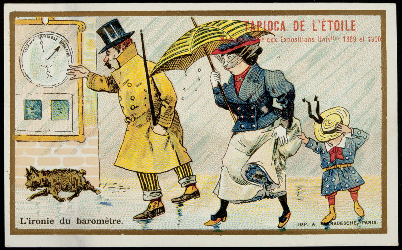 carte réclame chromo Paris 1900 1995.1.1200.27 Photo