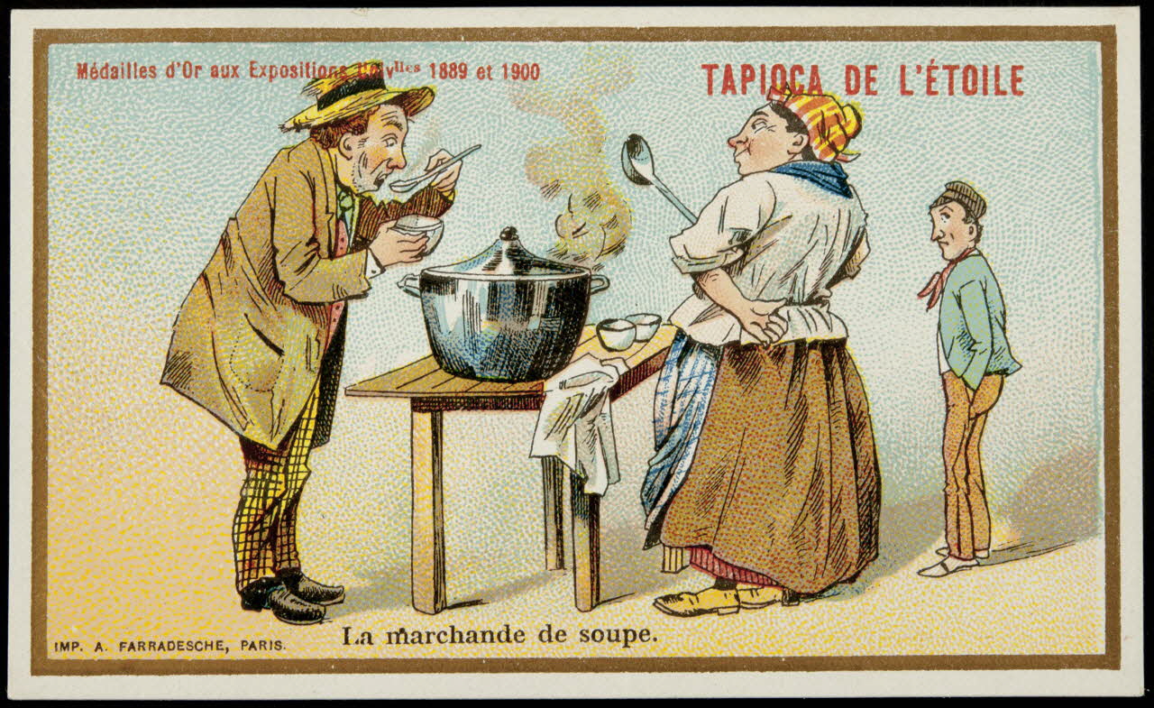 carte réclame chromo Paris 1900 1995.1.1200.31 Photo