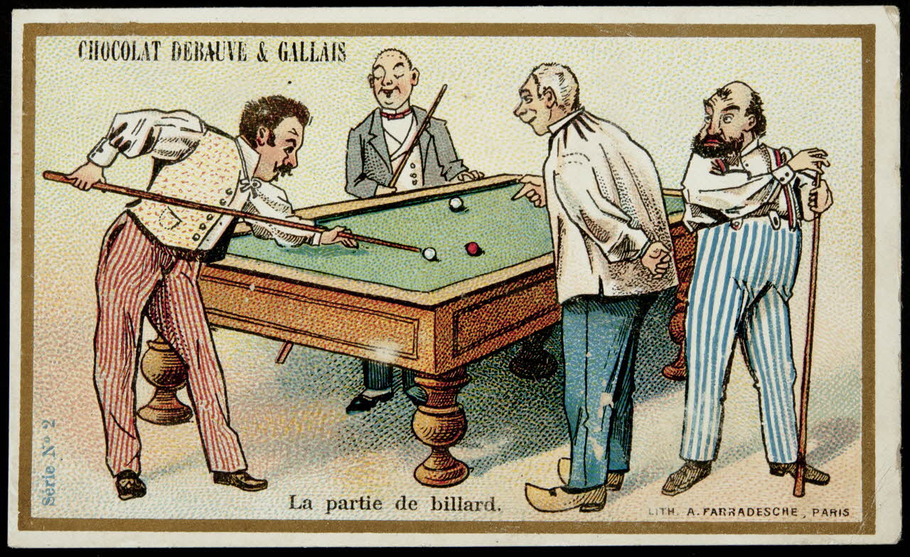 carte réclame chromo Paris 1900 1995.1.1200.34 Photo