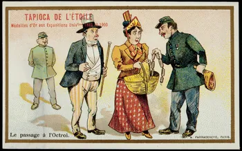 carte réclame chromo Paris 1900 1995.1.1200.43 Photo