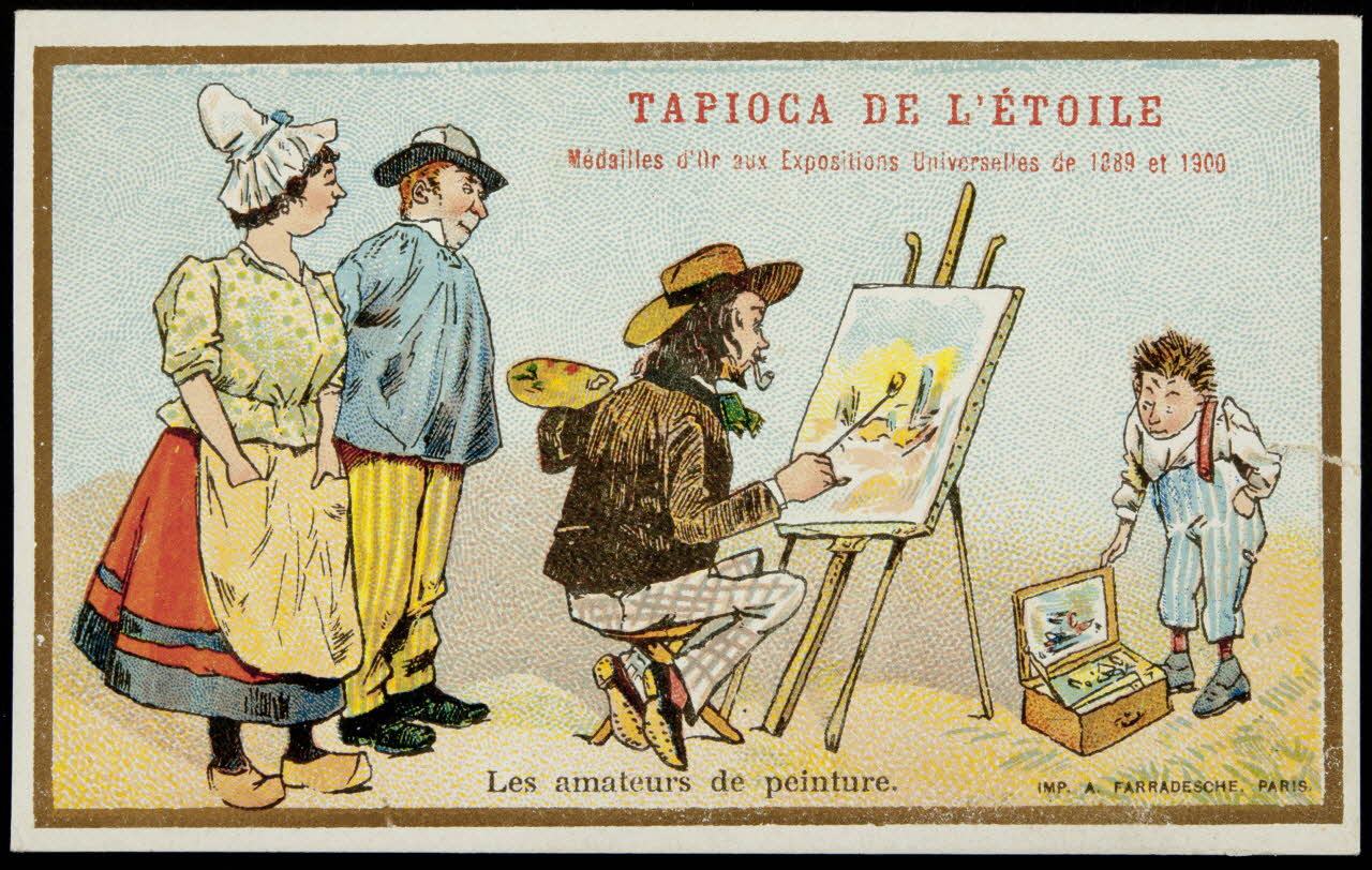 carte réclame chromo Paris 1900 1995.1.1200.48 Photo