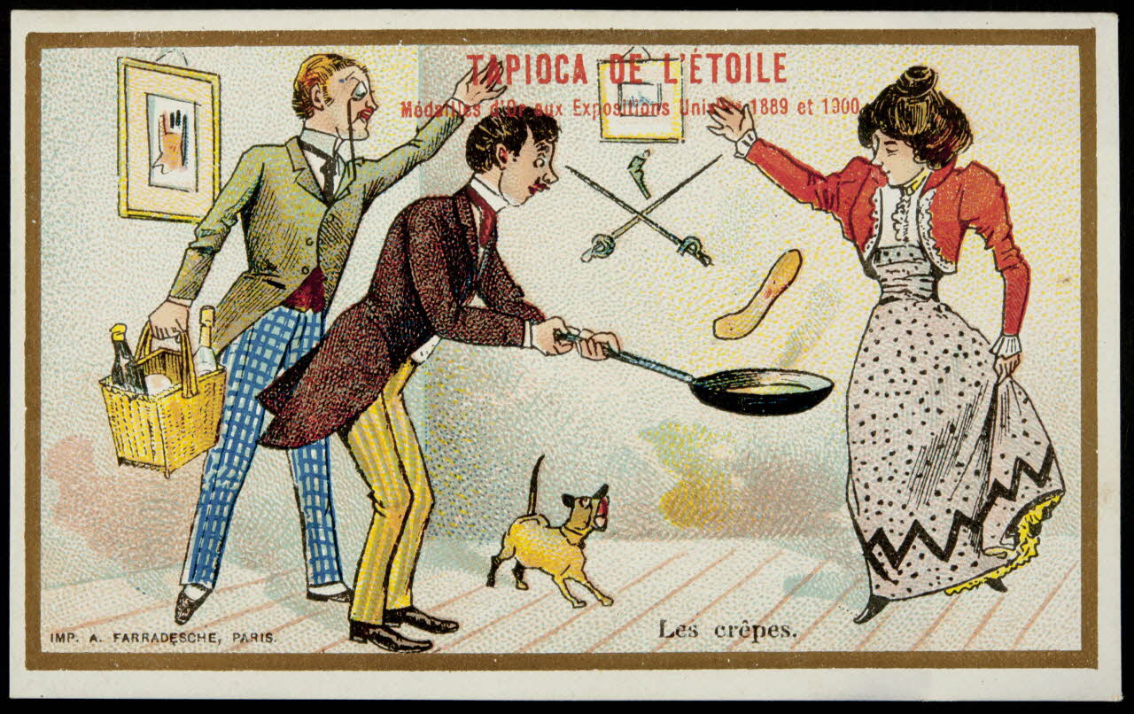 carte réclame chromo Paris 1900 1995.1.1200.49 Photo