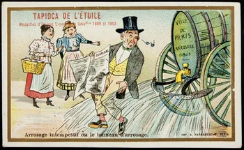 carte réclame chromo Paris 1900 1995.1.1200.5  Photo