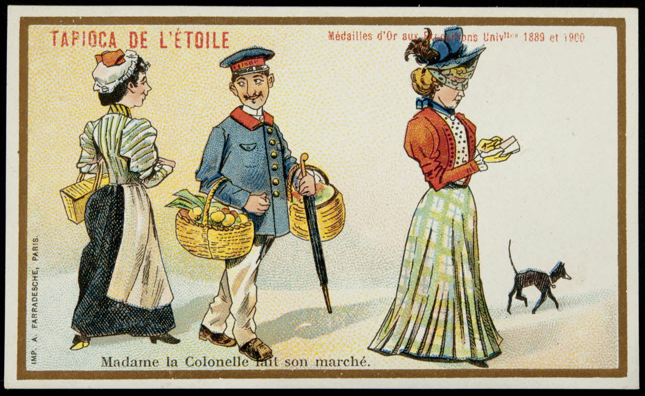 carte réclame chromo Paris 1900 1995.1.1200.54 Photo