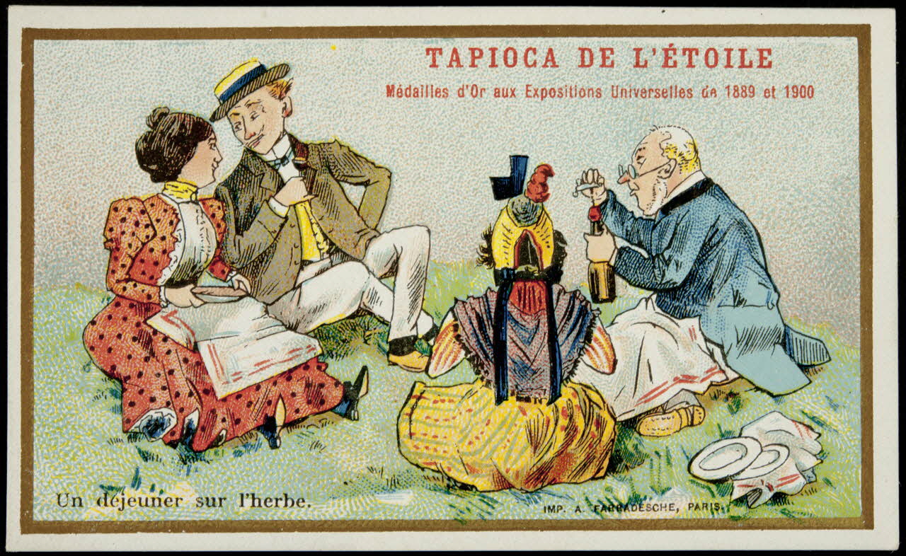 carte réclame chromo Paris 1900 1995.1.1200.62 Photo