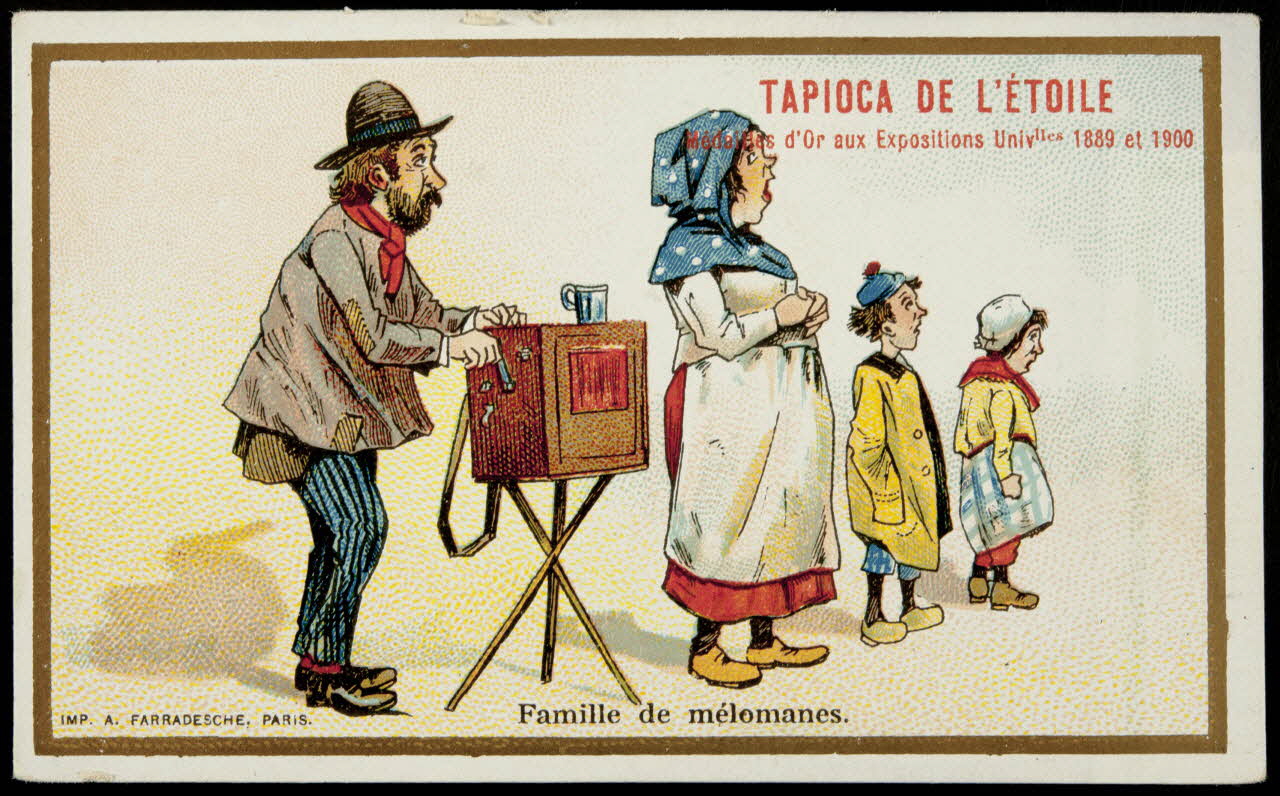 carte réclame chromo Paris 1900 1995.1.1200.66 Photo