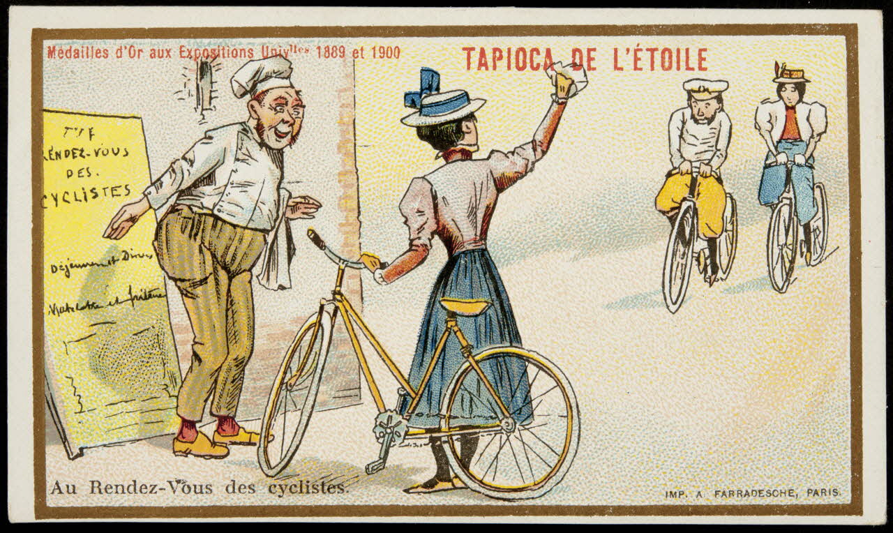 carte réclame chromo Paris 1900 1995.1.1200.7  Photo