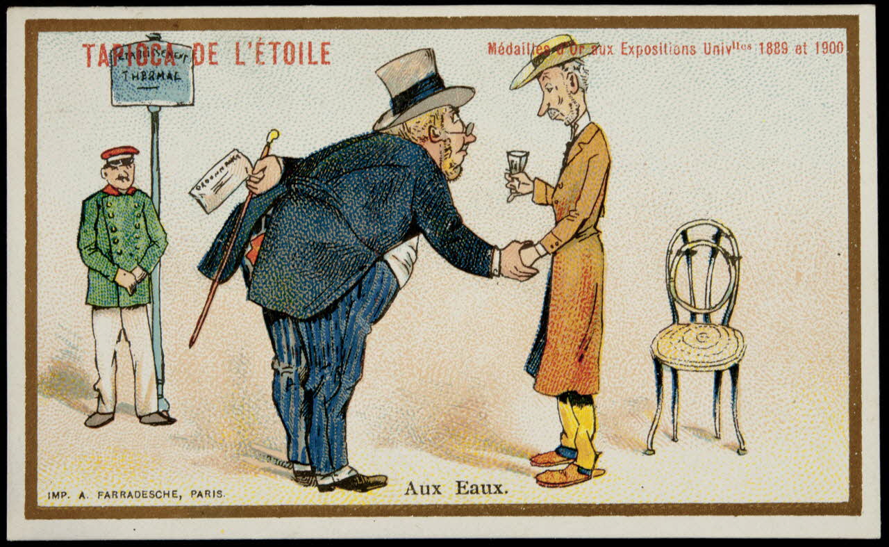 carte réclame chromo Paris 1900 1995.1.1200.9 Photo