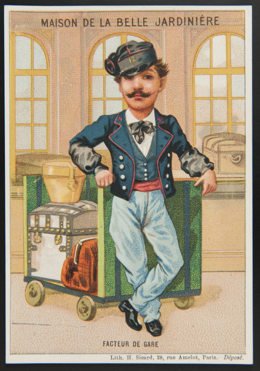 carte réclame chromo Paris 1884-1890 1995.1.1201.1 Photo