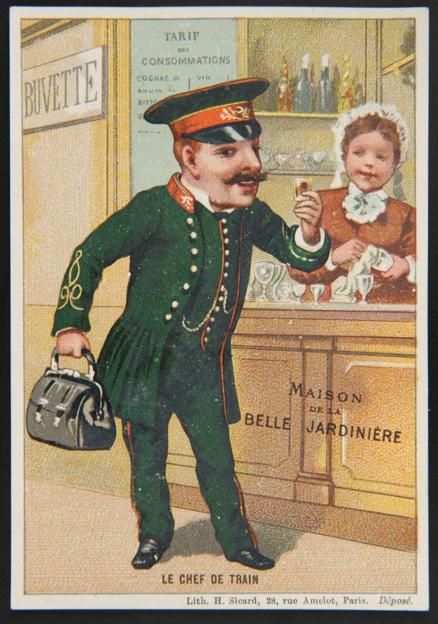 carte réclame chromo Paris 1884-1890 1995.1.1201.4 Photo