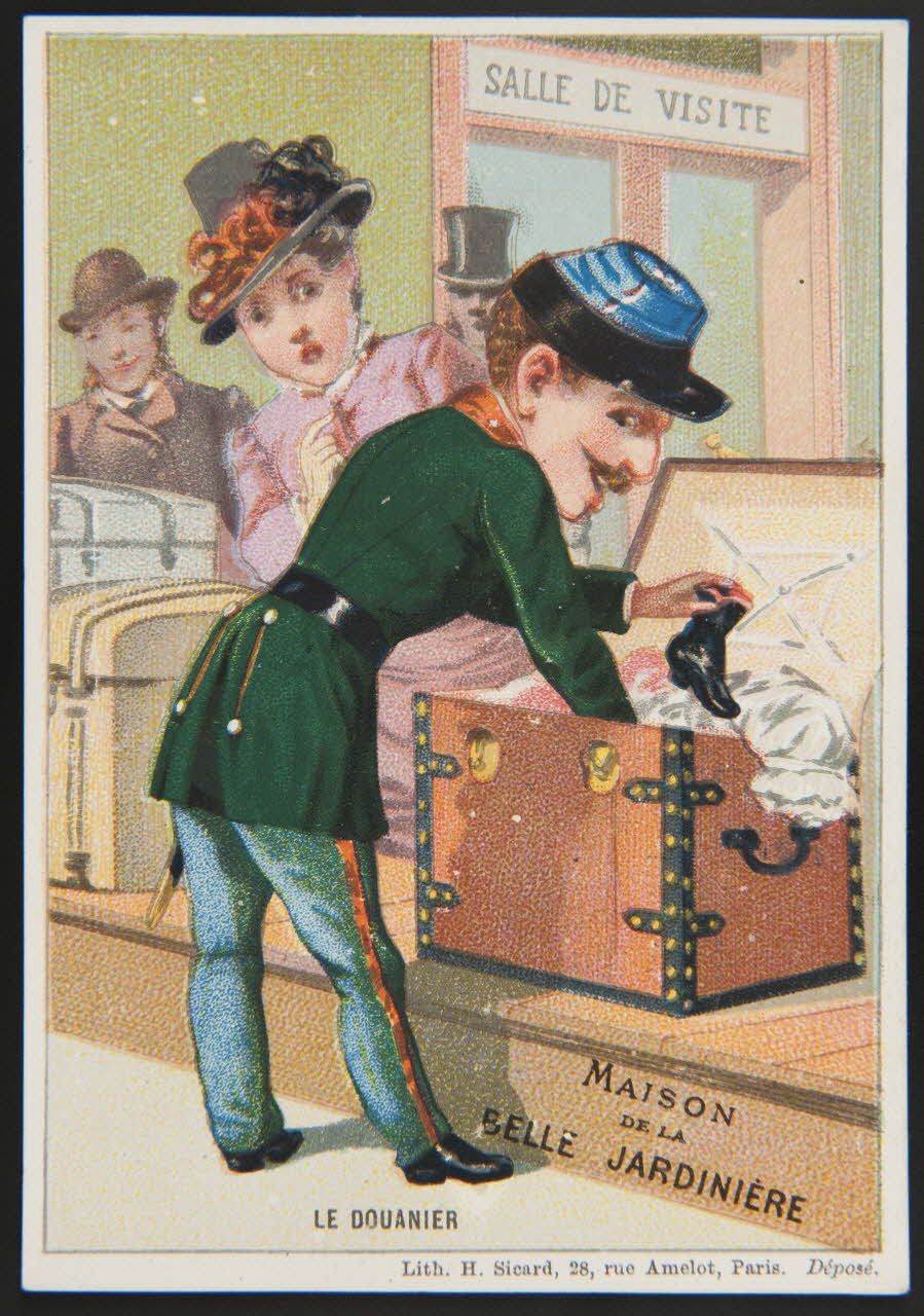 carte réclame chromo Paris 1884-1890 1995.1.1201.5 Photo