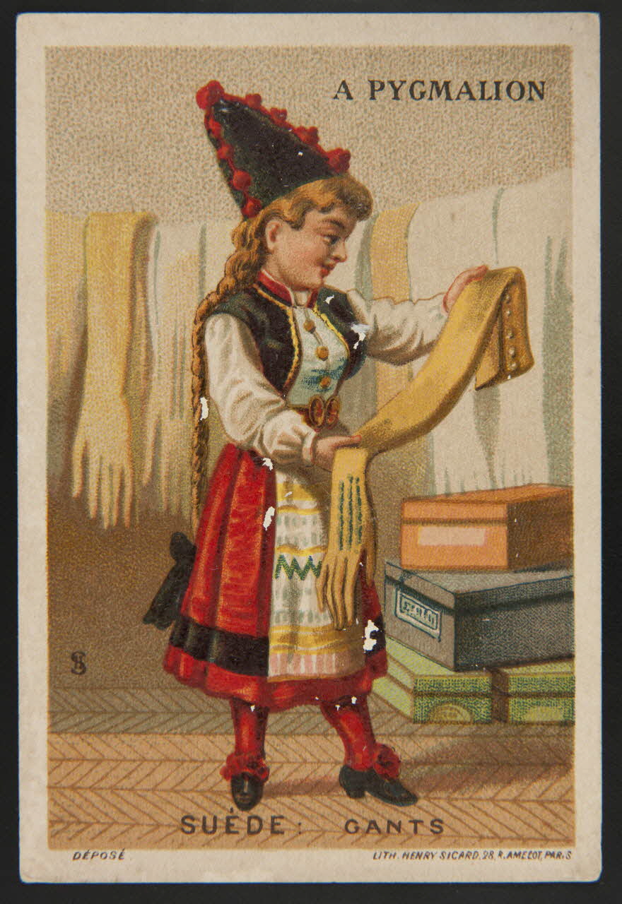 carte réclame chromo Paris 1884-1890 1995.1.1202.5 Photo