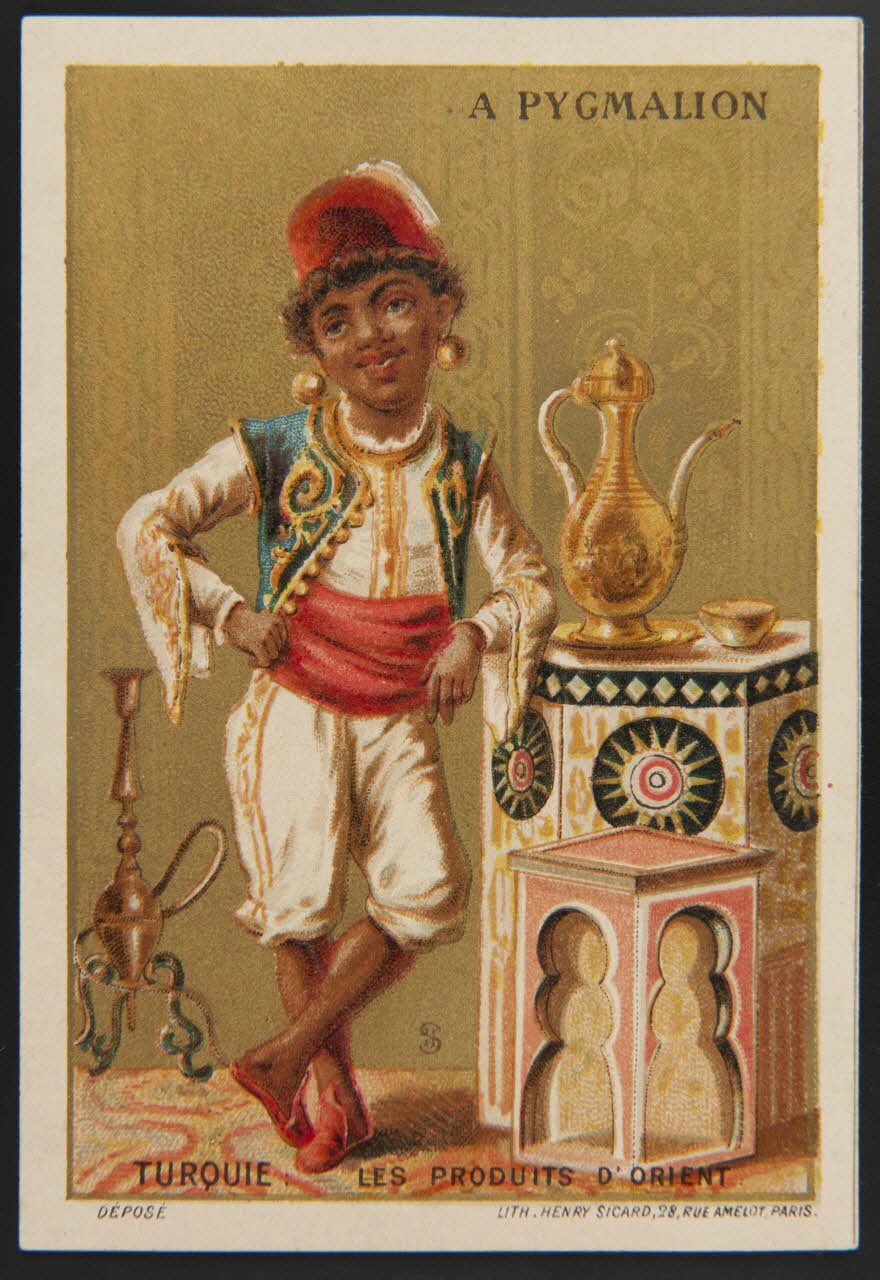 carte réclame chromo Paris 1884-1890 1995.1.1202.6 Photo