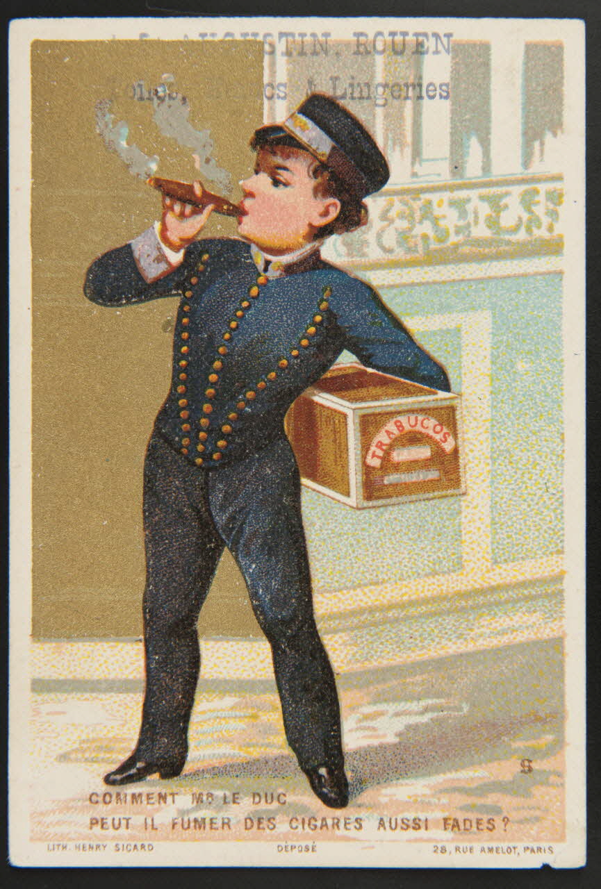 carte réclame chromo Paris 1884-1890 1995.1.1205.1 Photo