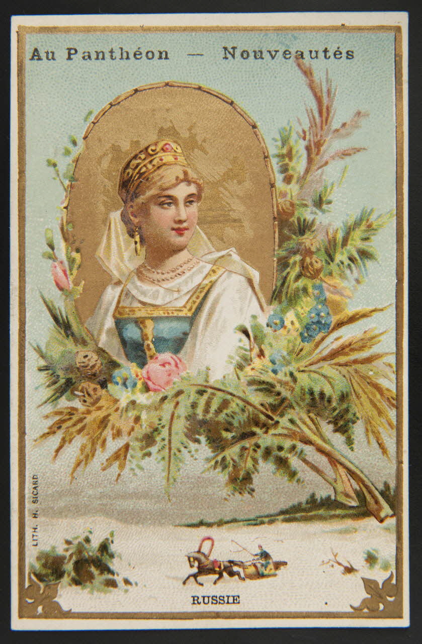 carte réclame chromo Paris 1884-1890 1995.1.1207.5 Photo