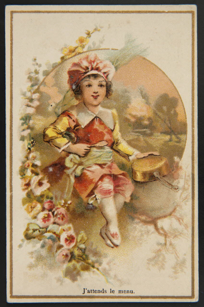 carte réclame chromo Paris 1884-1890 1995.1.1208.1 Photo
