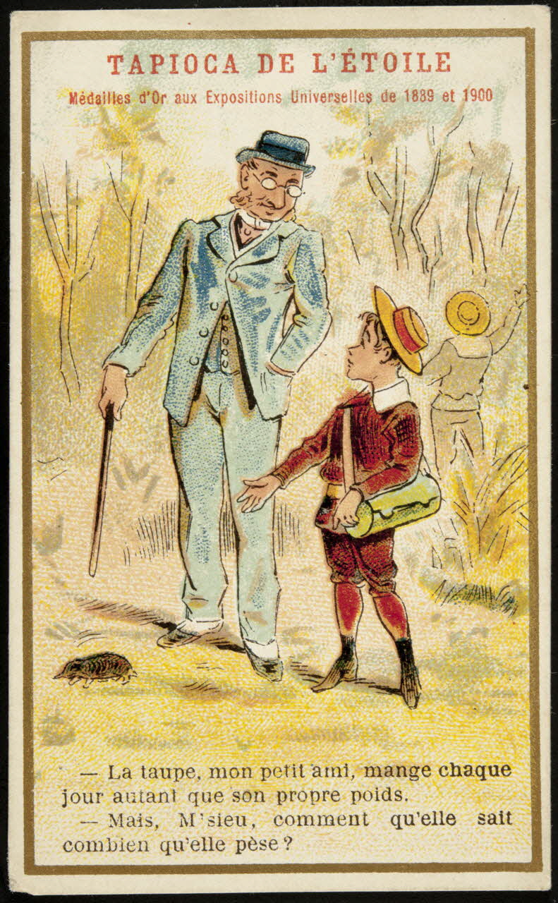 carte réclame chromo Paris 1900 1995.1.1209.21 Photo