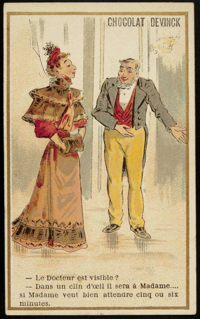 carte réclame chromo Paris 1900 1995.1.1209.60 Photo