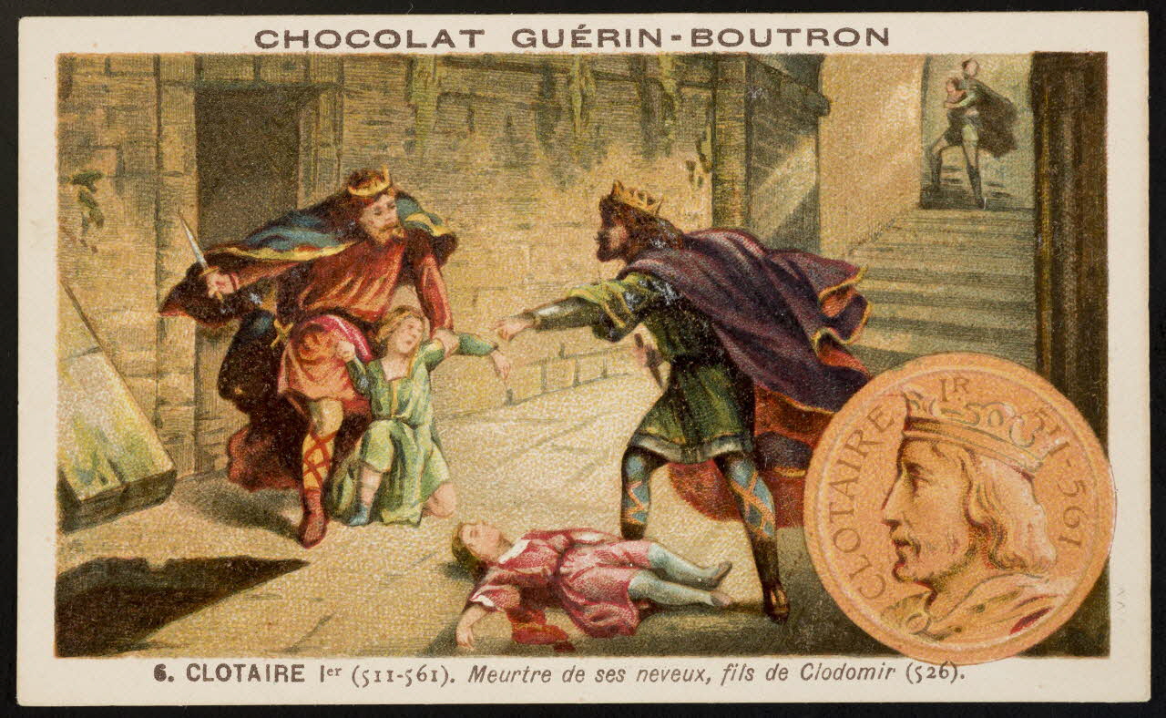 Baster & Vieillemard carte réclame chromo Paris 1878-1914 1995.1.121.6 Photo Mucem